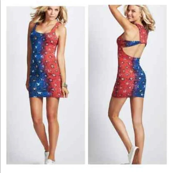 sachin and babi light blue dress american flag outfit women